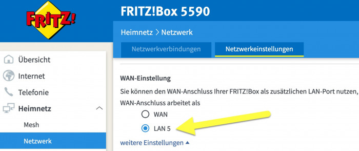 Netzwerkeinstellungen (Bild: Harald Karcher)